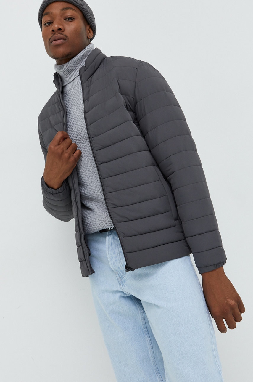 Jack & jones geaca barbati, culoarea gri, de tranzitie