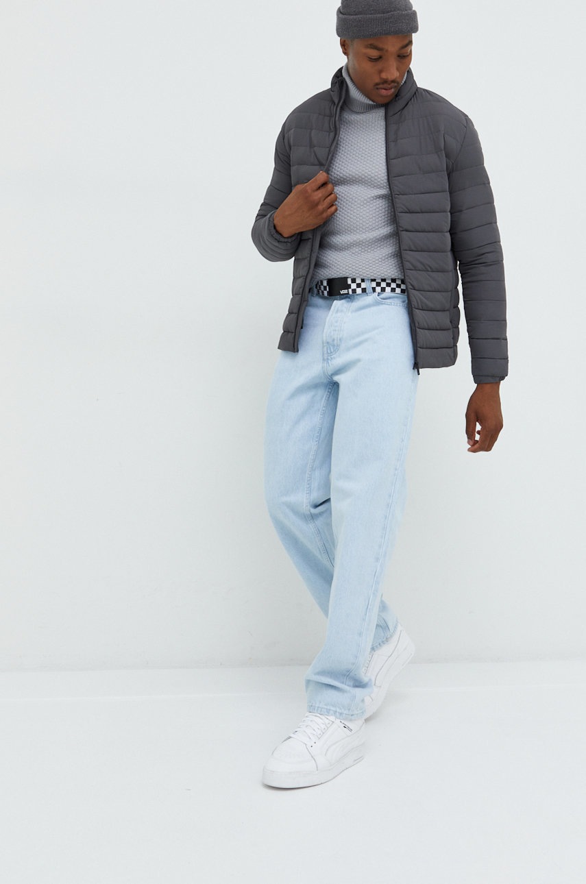 

Куртка Jack & Jones чоловіча колір сірий перехідна