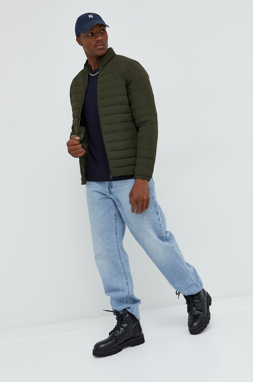 

Куртка Jack & Jones чоловіча колір зелений перехідна