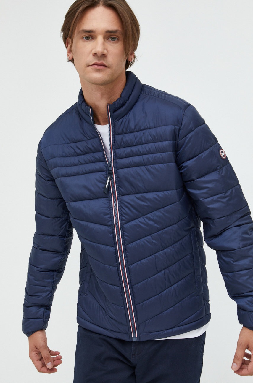 

Яке Jack & Jones в тъмносиньо с преходна изолация, Тъмносин