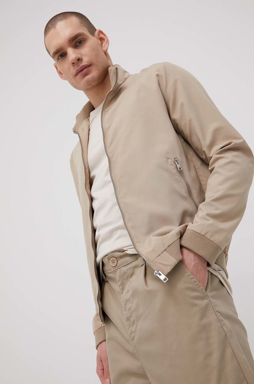 

Яке Jack & Jones мъжка в бежово с преходна изолация, Бежов