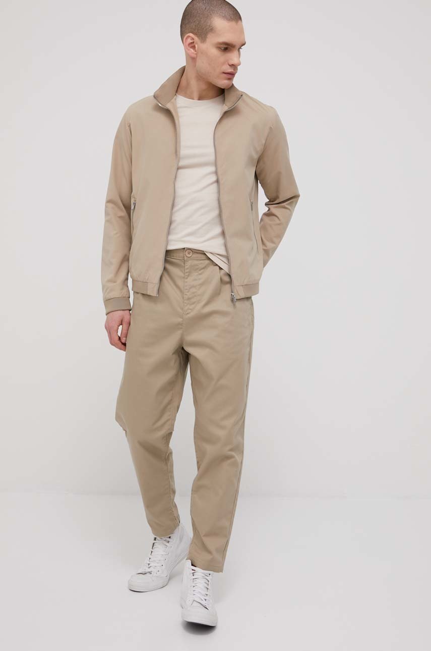 

Куртка Jack & Jones мужская цвет бежевый переходная