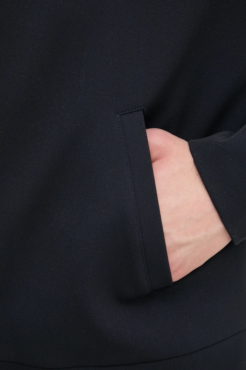 Μπουφάν bomber Les Deux ανδρικά, χρώμα: ναυτικό μπλε φωτογραφία