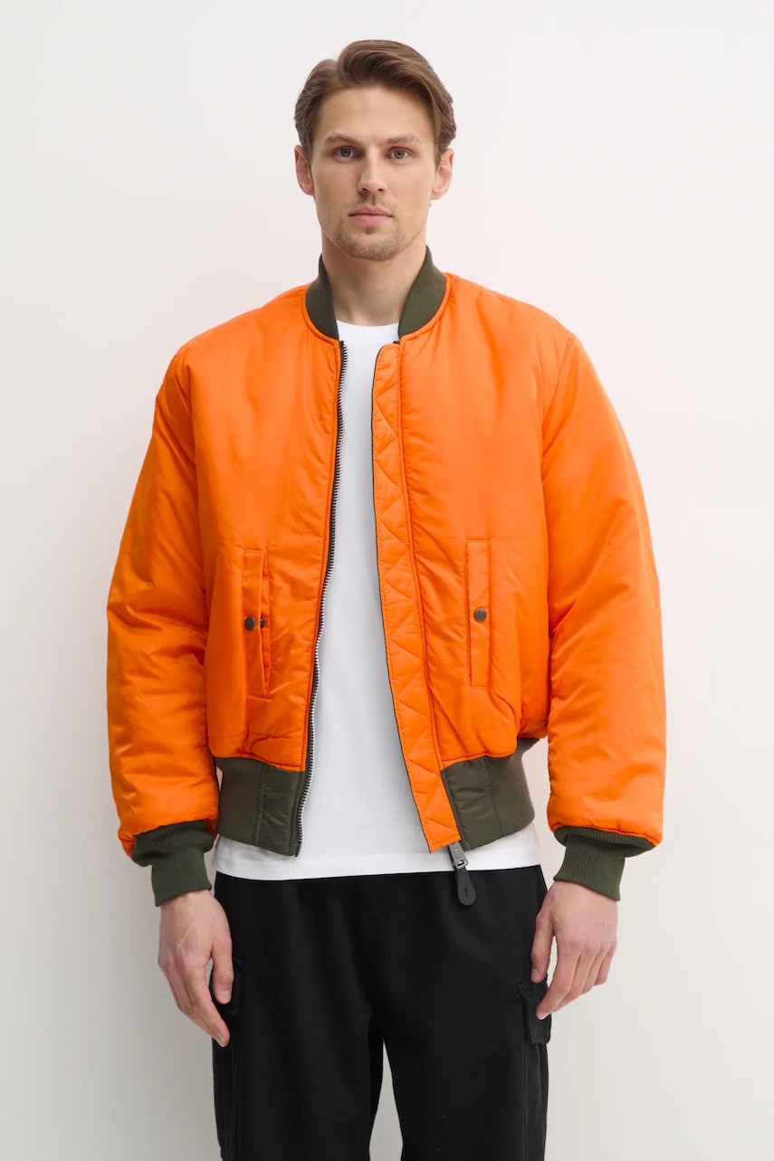 Alpha Industries geacă bomber cu două fețe Ma-1 Reversible bărbați, culoarea verde, de tranziție 100101.04-green Alpha Industries geacă bomber cu două fețe Ma-1 Reversible bărbați, culoarea verde, de tranziție 100101.04-green