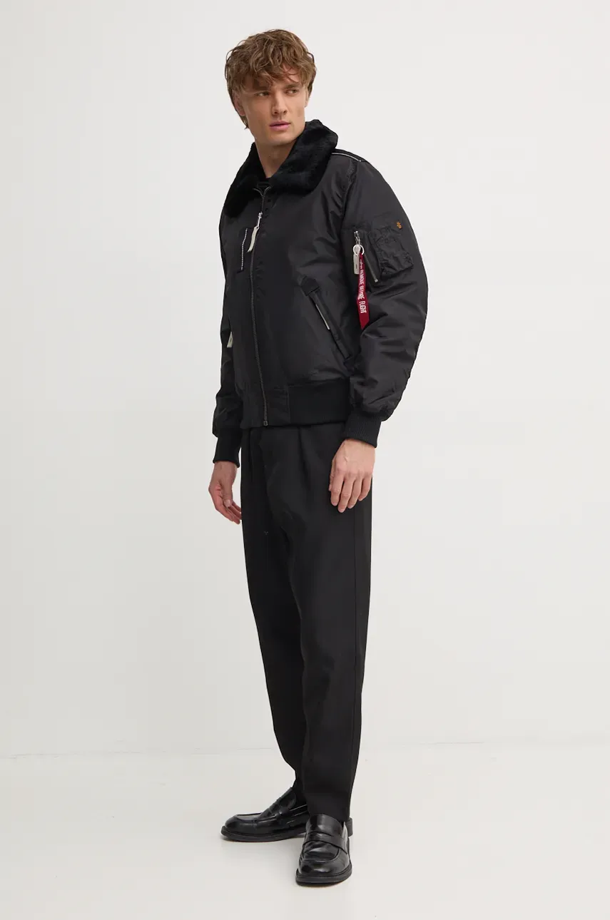 Куртка-бомбер Alpha Industries Injector III мужской цвет чёрный переходная 143104.03 Куртка-бомбер Alpha Industries Injector III мужской цвет чёрный переходная 143104.03