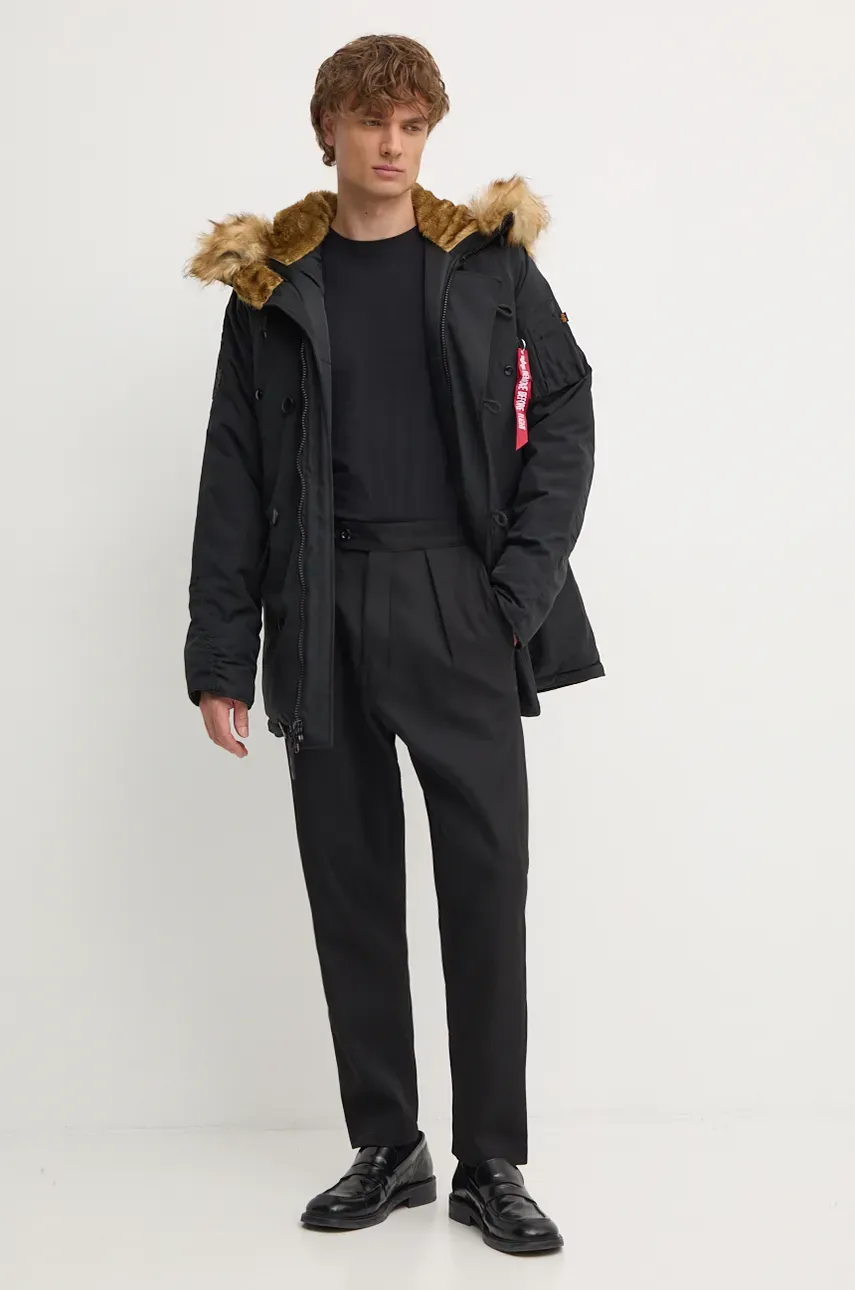 Куртка Alpha Industries Explorer мужская цвет чёрный зимняя 193128.03 Куртка Alpha Industries Explorer мужская цвет чёрный зимняя 193128.03