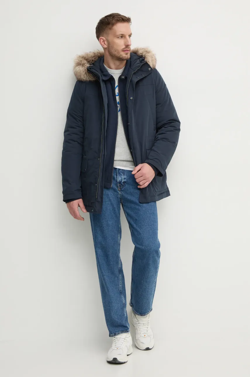 Куртка Wood Wood Alister мужская цвет синий переходная 12135104.2494-NAVY Куртка Wood Wood Alister мужская цвет синий переходная 12135104.2494-NAVY