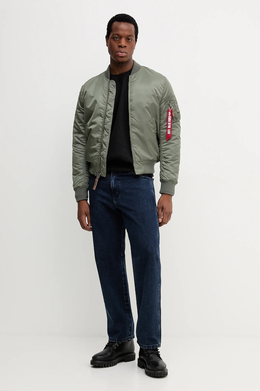 Куртка-бомбер Alpha Industries MA-1 VF 59 191118 432 мужской цвет зелёный переходная 191118.432-green Куртка-бомбер Alpha Industries MA-1 VF 59 191118 432 мужской цвет зелёный переходная 191118.432-green