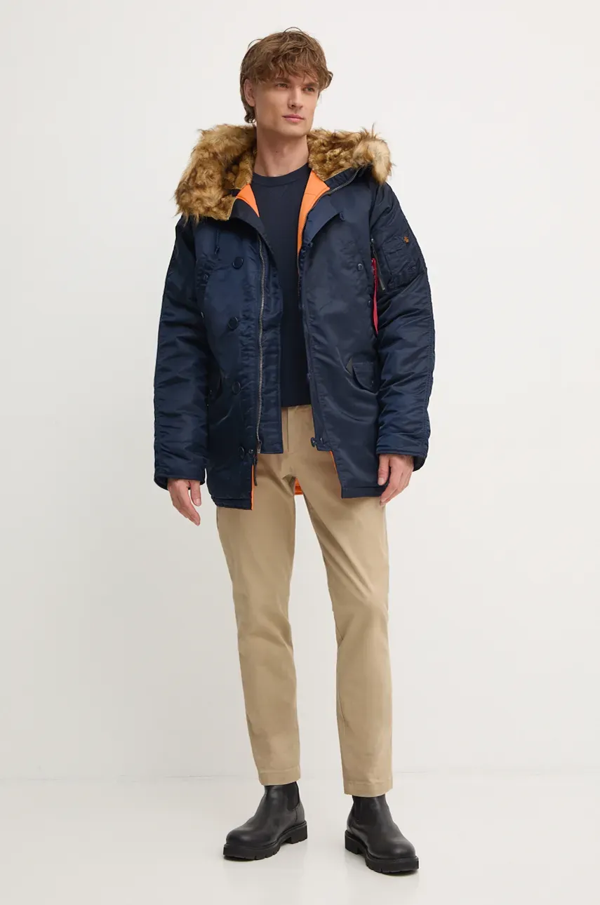 Куртка Alpha Industries N3B 103141 07 мужская цвет бордовый зимняя 103141.07-maroon Куртка Alpha Industries N3B 103141 07 мужская цвет бордовый зимняя 103141.07-maroon
