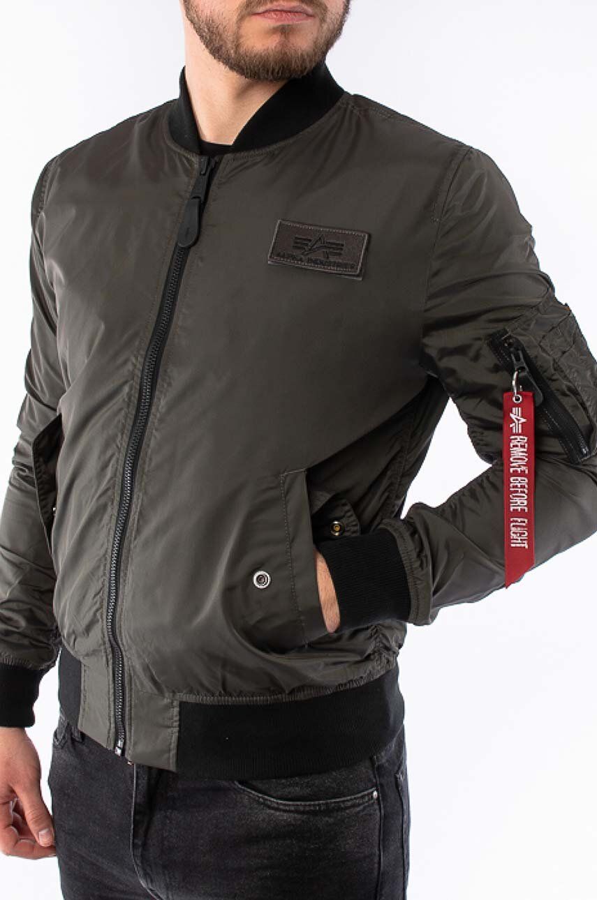 Alpha Industries geacă bomber Alpha Industries Ma-1 Ttc bărbați, culoarea gri, de tranziție 126101.136-grey