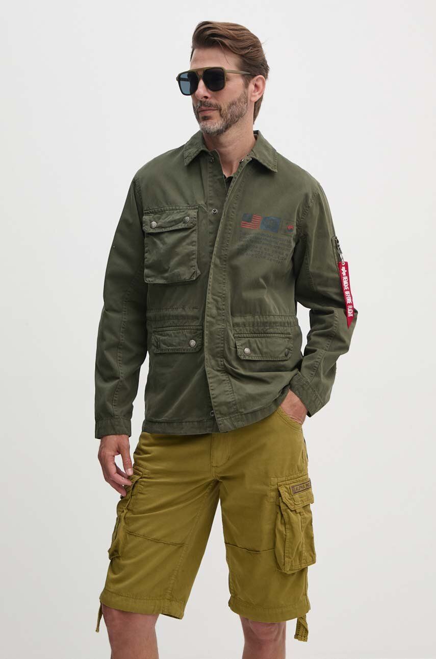 Alpha Industries geacă Field Jacket LWC 136115 136 bărbați, culoarea gri, de tranziție 136115.136-grey