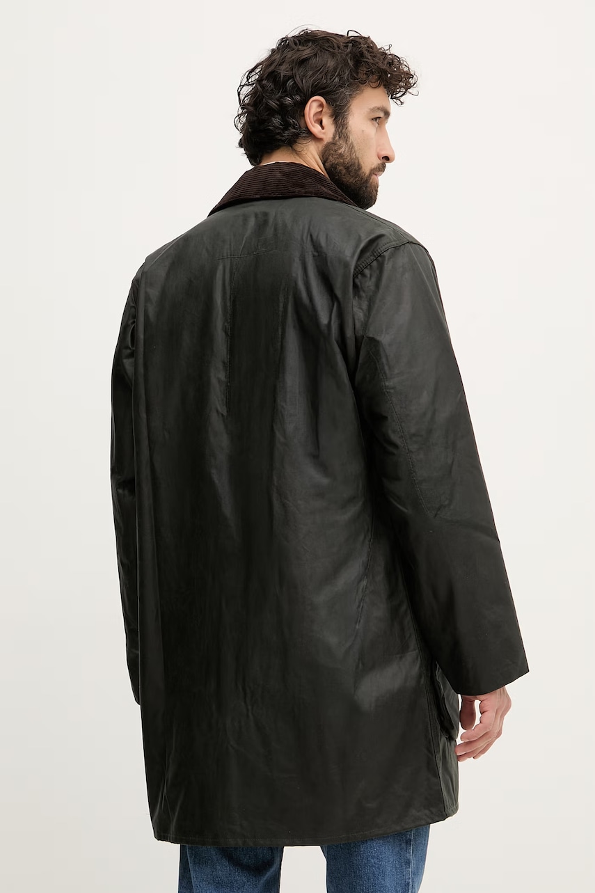 Barbour dlhá bunda pánska bavlnená