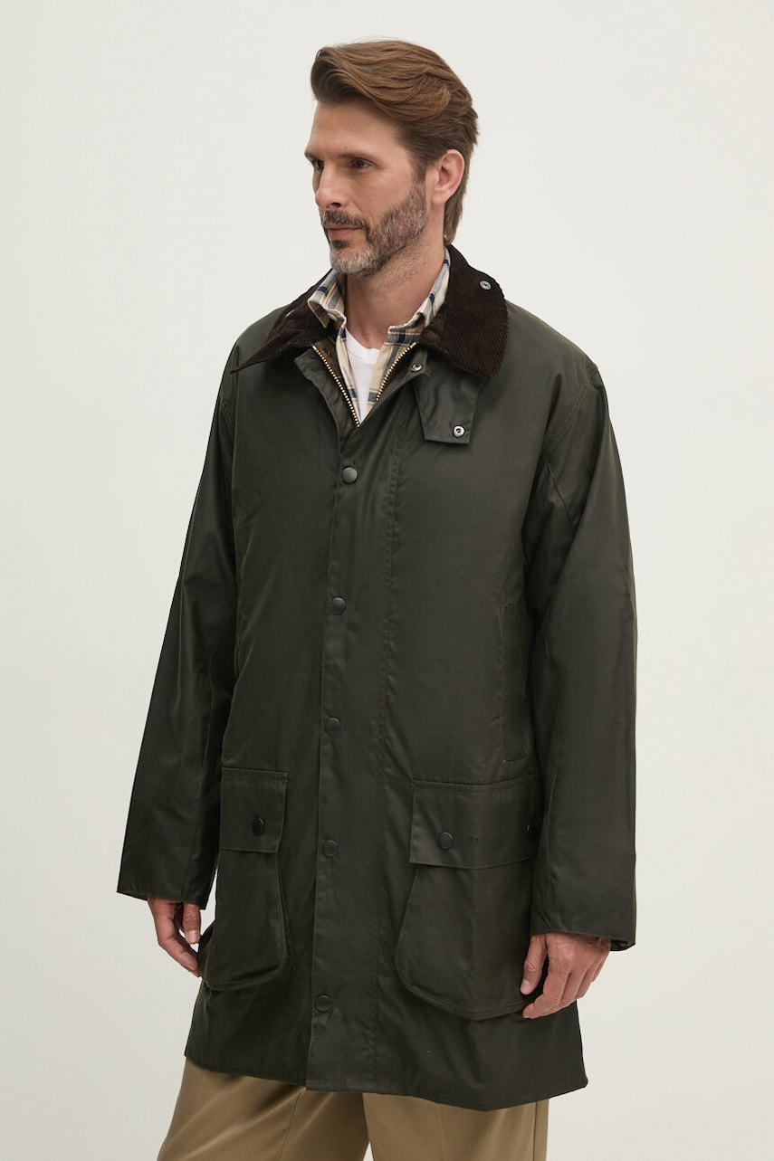 Barbour geaca barbati, culoarea verde, de tranzitie, MWX0008 Barbour geaca barbati, culoarea verde, de tranzitie, MWX0008