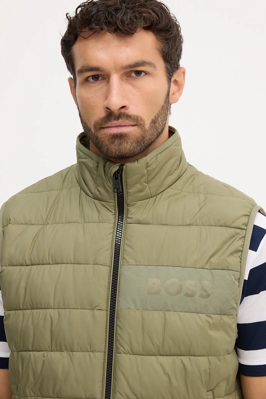 Αμάνικο μπουφάν BOSS Kenno χρώμα: ναυτικό μπλε, 50518375 φωτογραφία