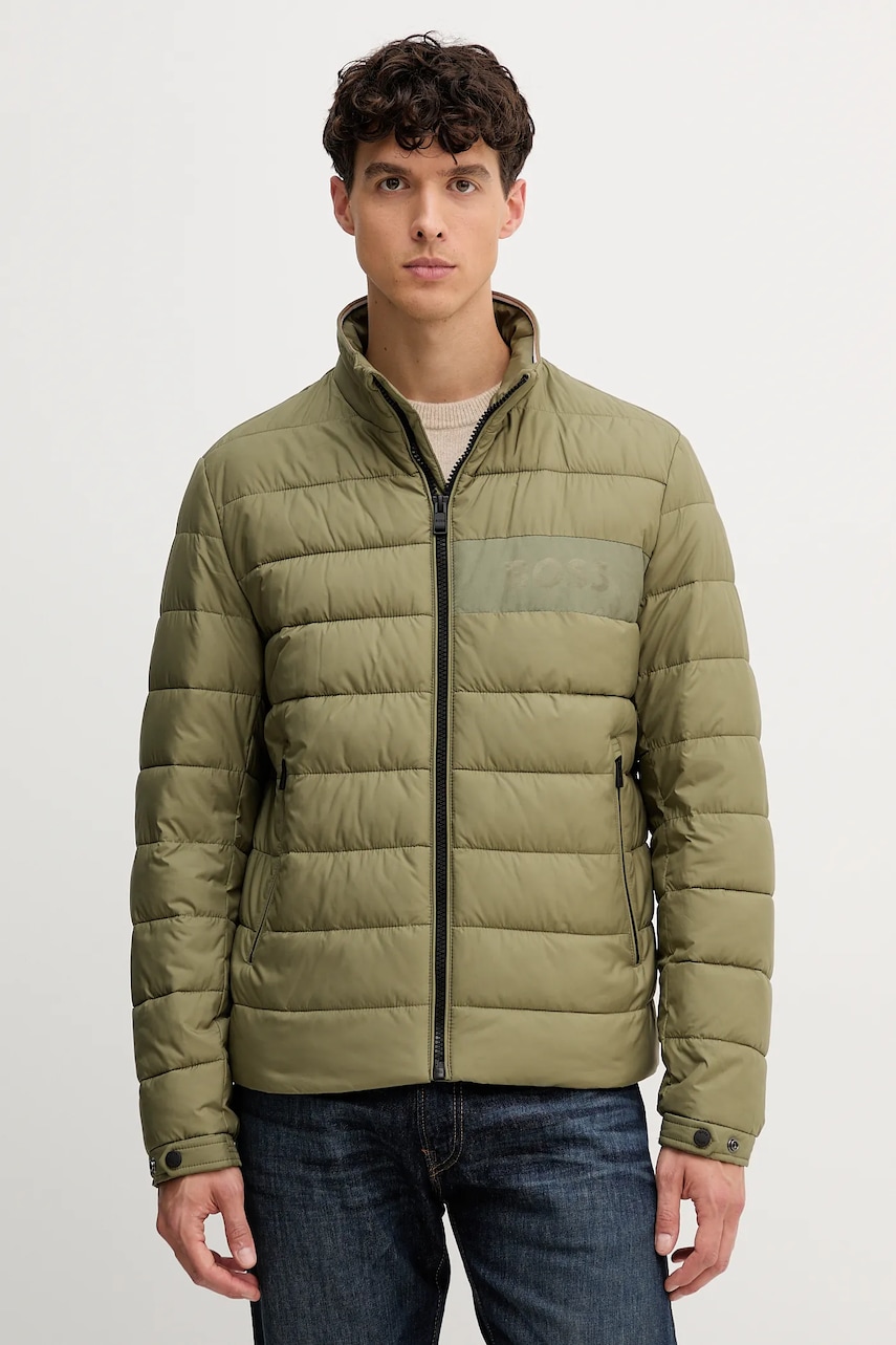 BOSS geacă culoarea violet, de tranziție, 50519237