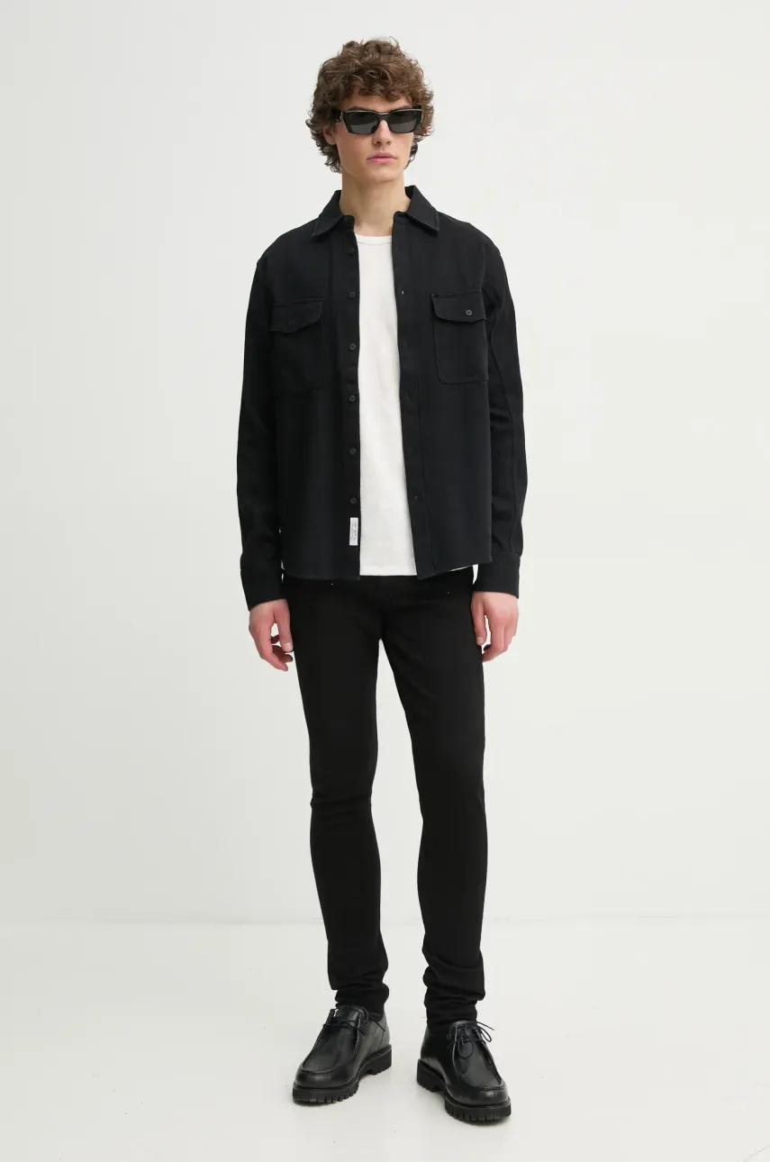 Рубашка Rag & Bone мужская regular классический воротник MED24F0004ZDBL Рубашка Rag & Bone мужская regular классический воротник MED24F0004ZDBL