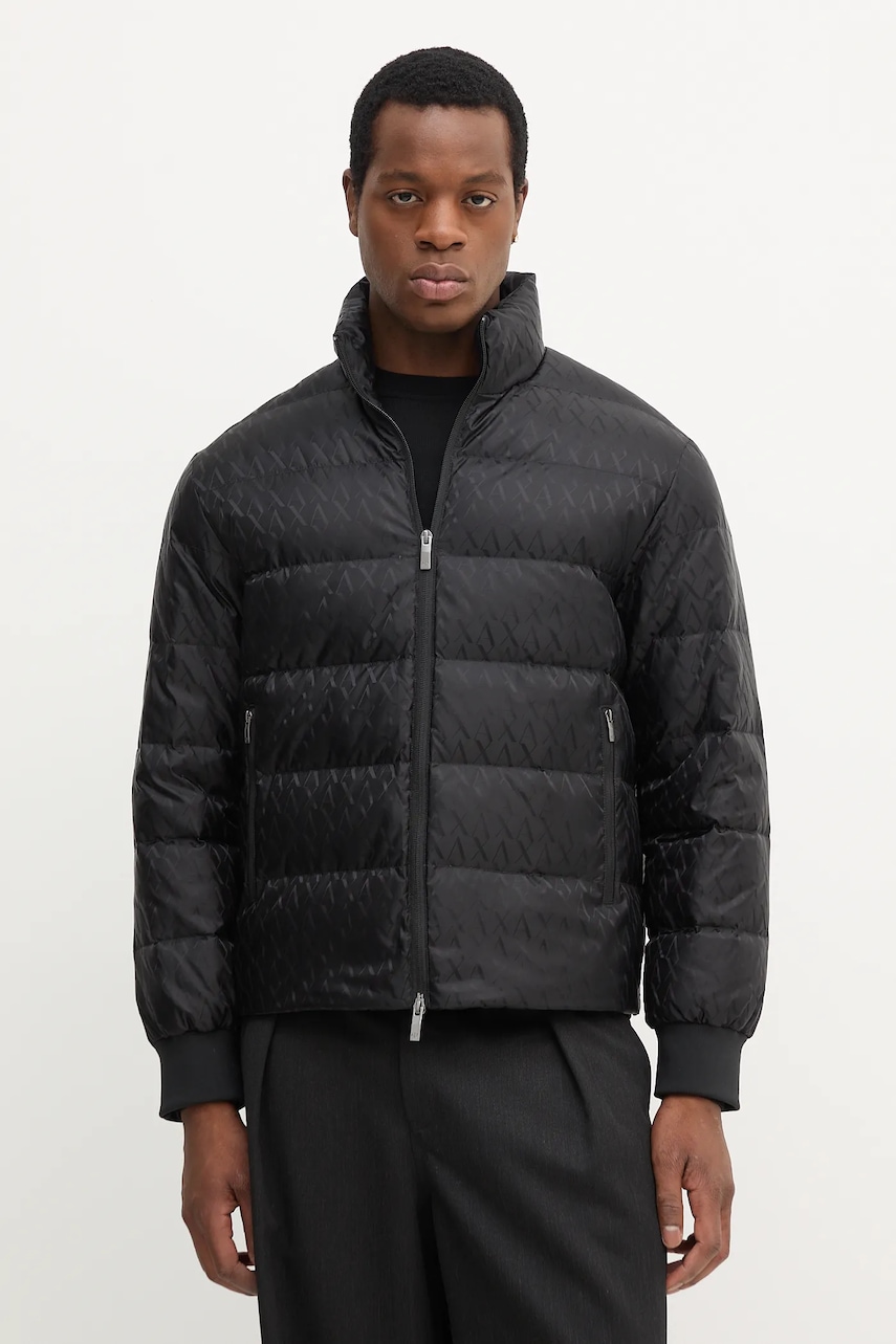 Levně Péřová bunda Armani Exchange černá barva, zimní, XM001580 AF16628