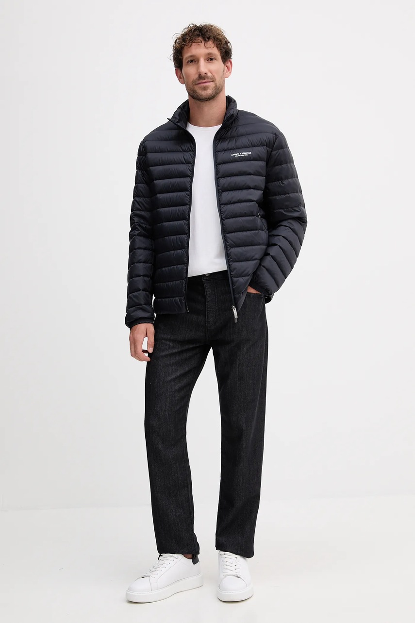 Пуховая куртка Armani Exchange цвет чёрный переходная XM001919 AF16927