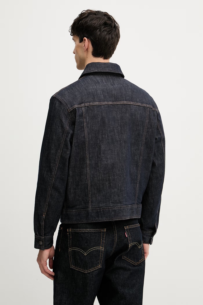 Armani Exchange bunda pánská džínová (obrázek 3)