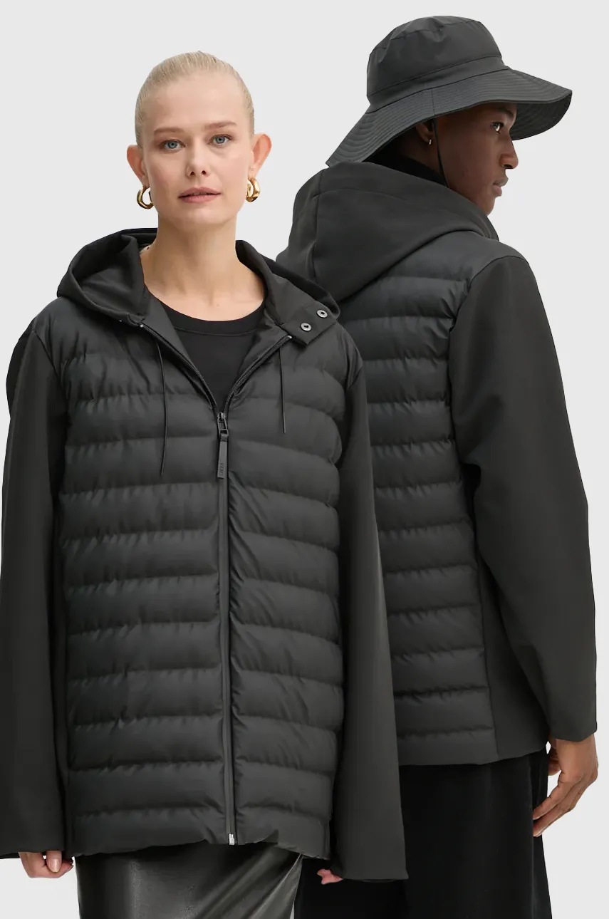 

Яке Rains Trekker Scuba Jacket 15450 BLACK в черно с преходна изолация, Черен