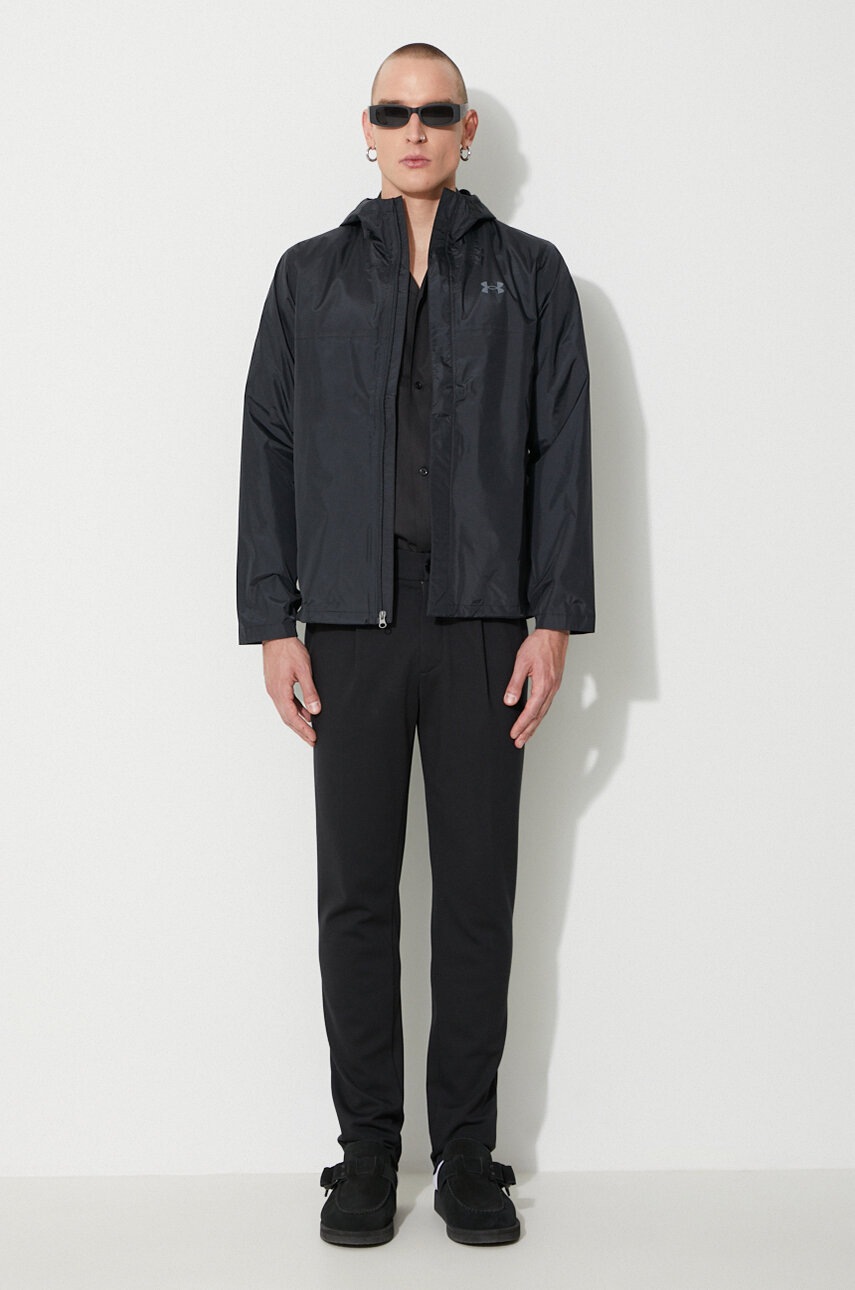 Αδιάβροχο μπουφάν Under Armour 1374644001 χρώμα: μαύρο φωτογραφία