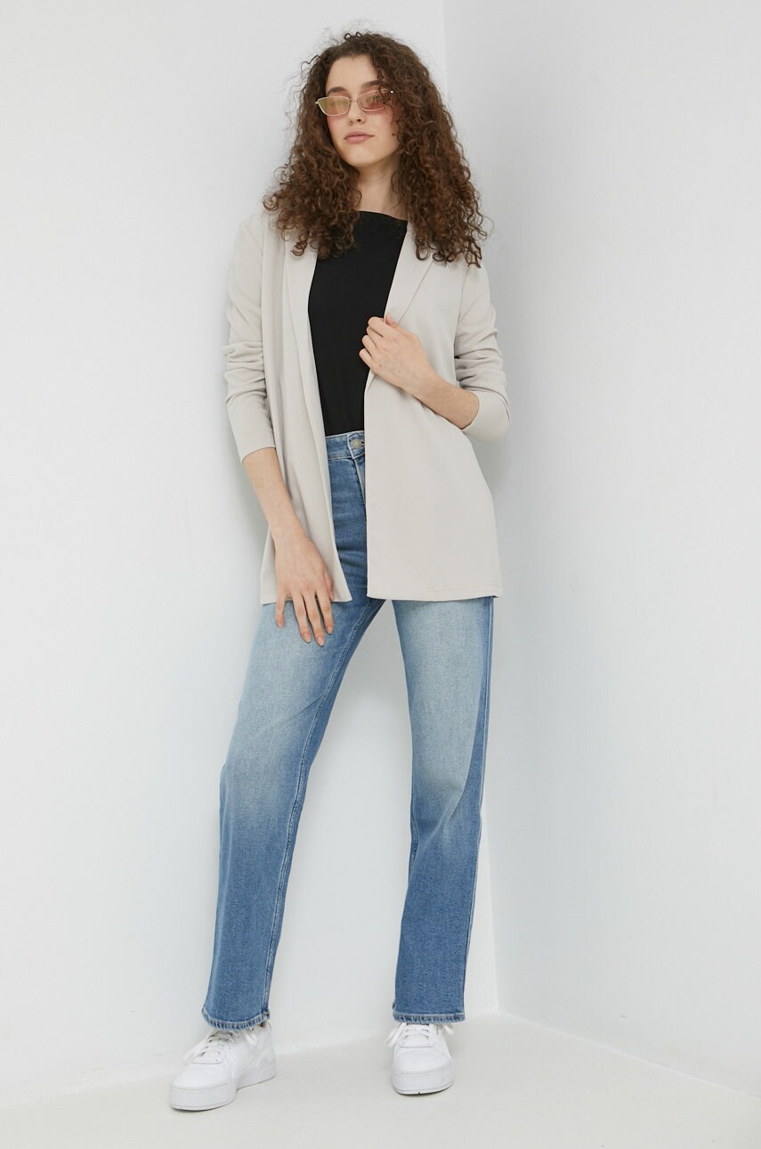 Jdy sacou culoarea bej, desfacut, neted