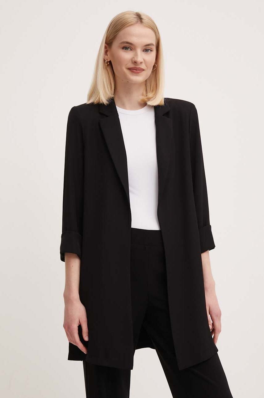 Joseph Ribkoff sacou culoarea negru, desfacut, neted, 211361 Joseph Ribkoff sacou culoarea negru, desfacut, neted, 211361
