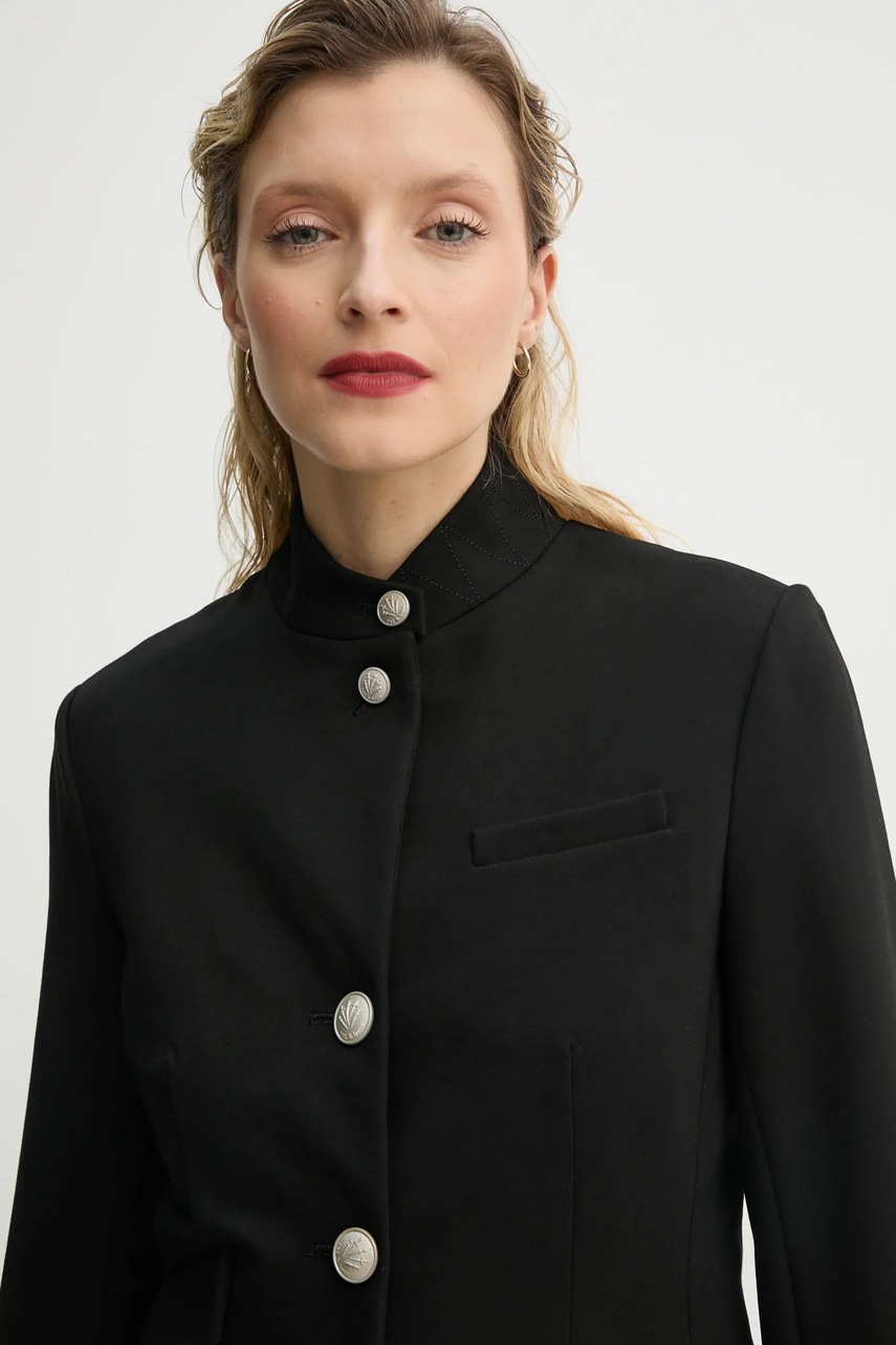 Σακάκι Rag & Bone χρώμα: μαύρο, WAW23S4026A926 φωτογραφία