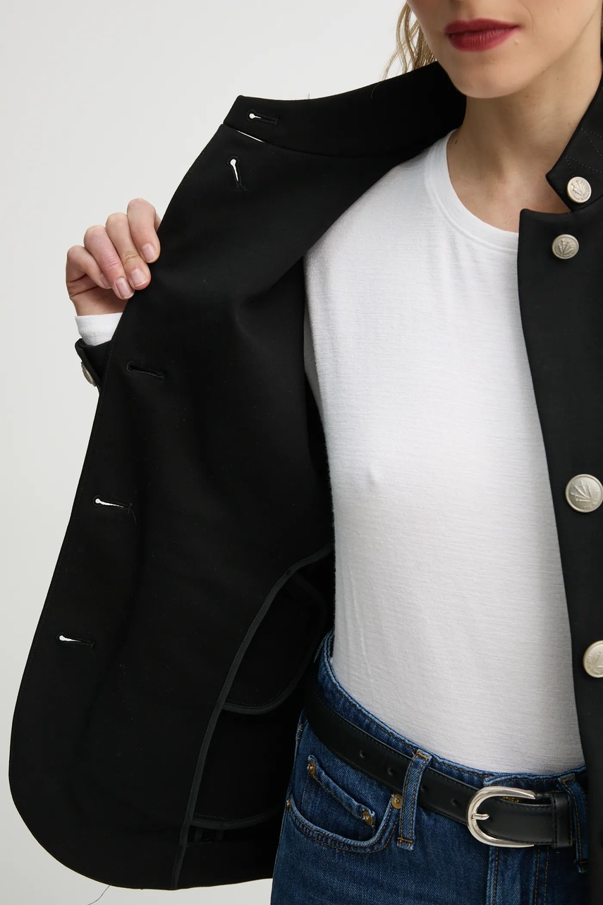 Σακάκι Rag & Bone χρώμα: μαύρο, WAW23S4026A926 φωτογραφία