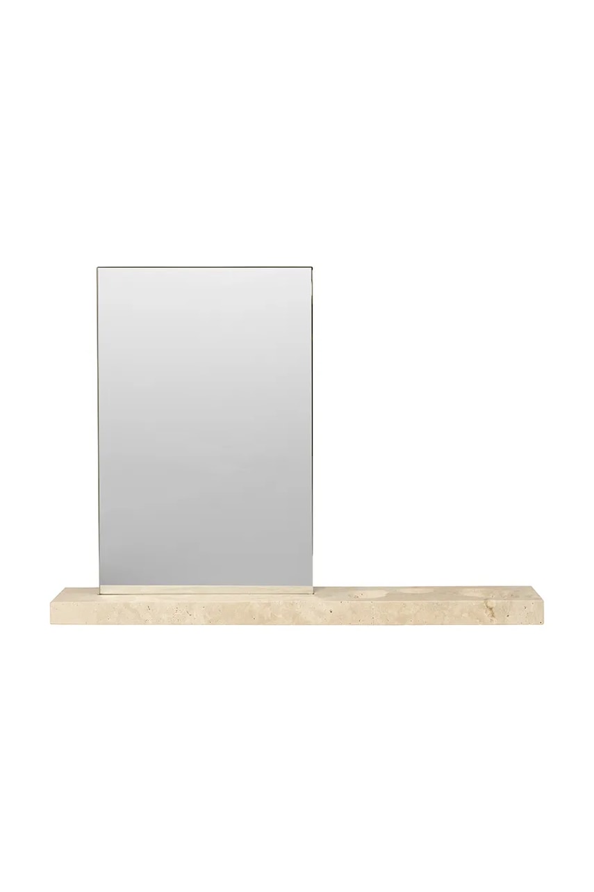 ferm LIVING oglindă în picioare culoarea bej