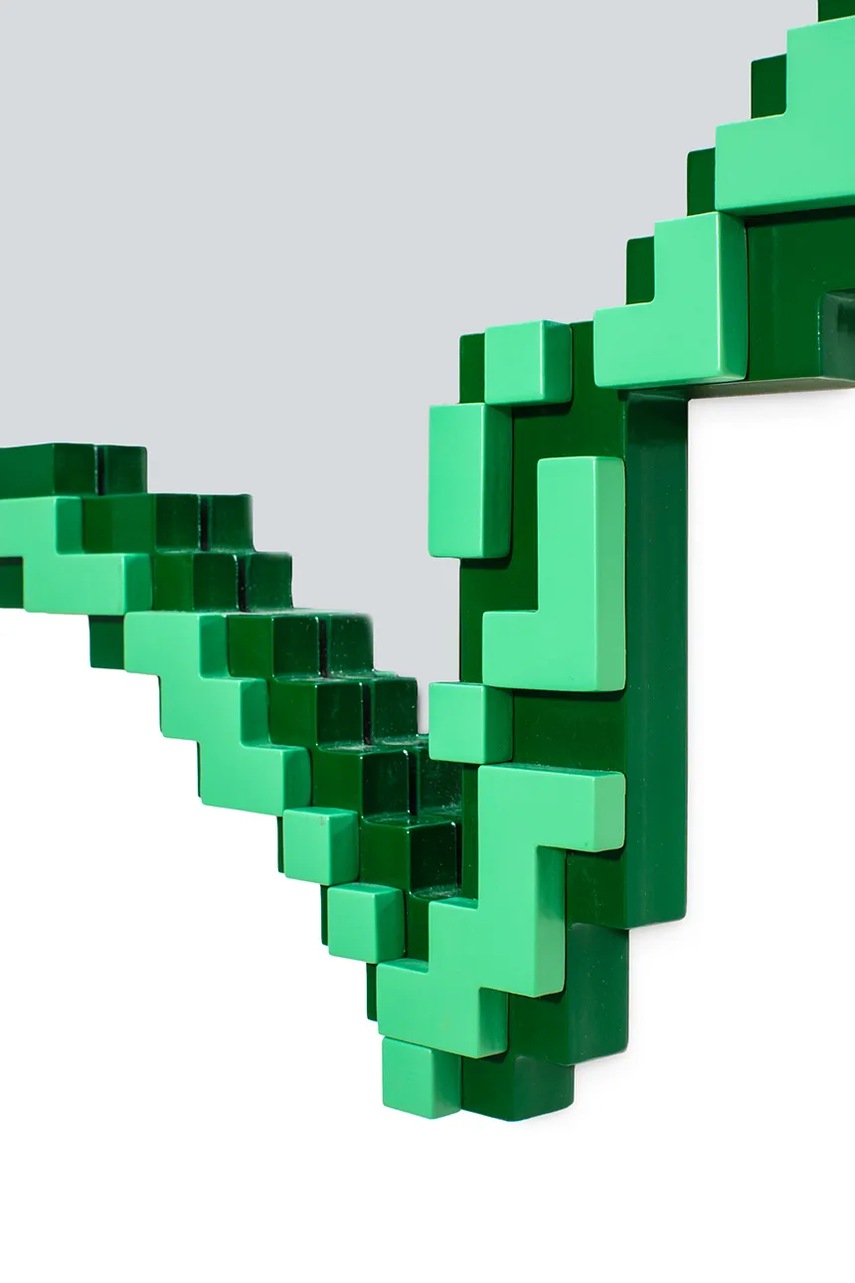 Καθρέφτης τοίχου Seletti Pixel 62 x 70 x 3,8 cm χρώμα: πράσινο φωτογραφία