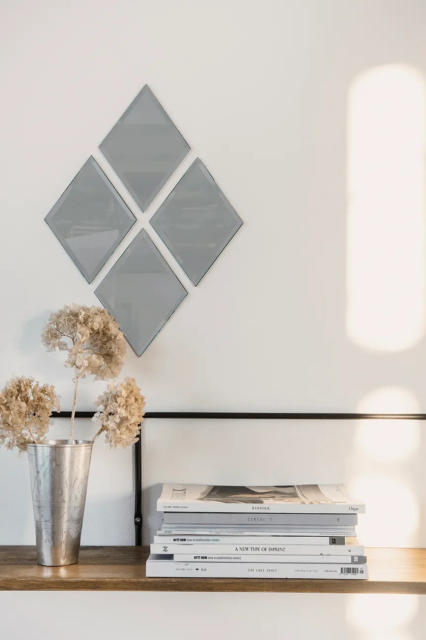 Настенное зеркало House Doctor Diamond 16 x 22 cm цвет прозрачный