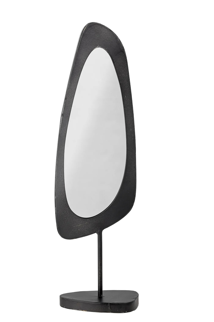 Bloomingville oglinda in picioare Avoa 14,5 x 50 x 10 cm culoarea negru