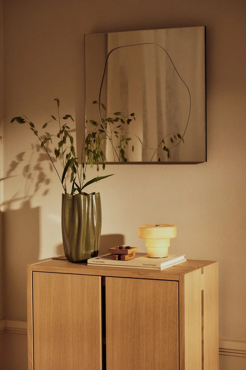 Ferm Living καθρέφτης τοίχου 45 x 45 x 1,7 cm φωτογραφία