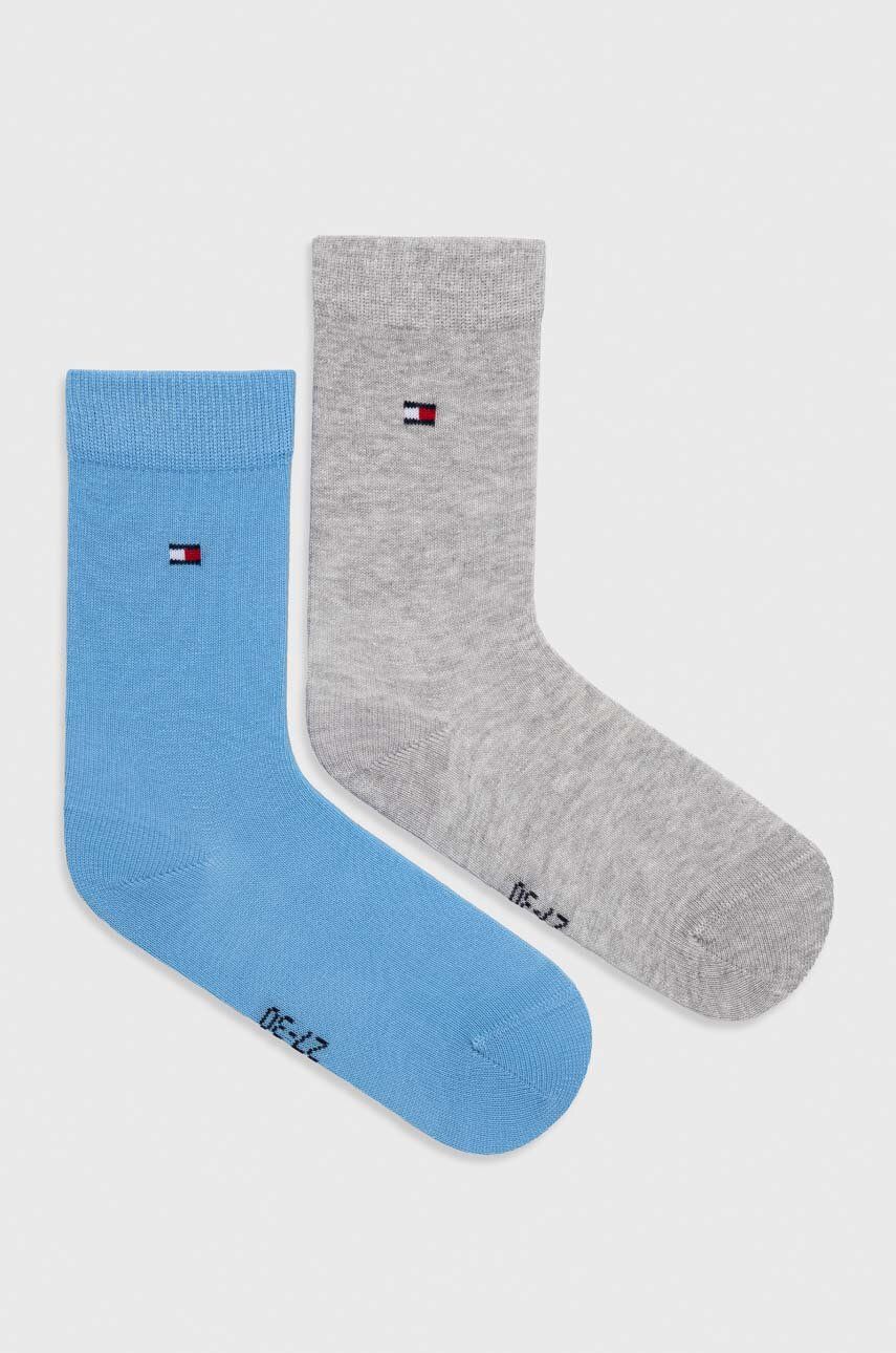 Dětské ponožky Tommy Hilfiger 2-pack - modrá - 78 % Bavlna
