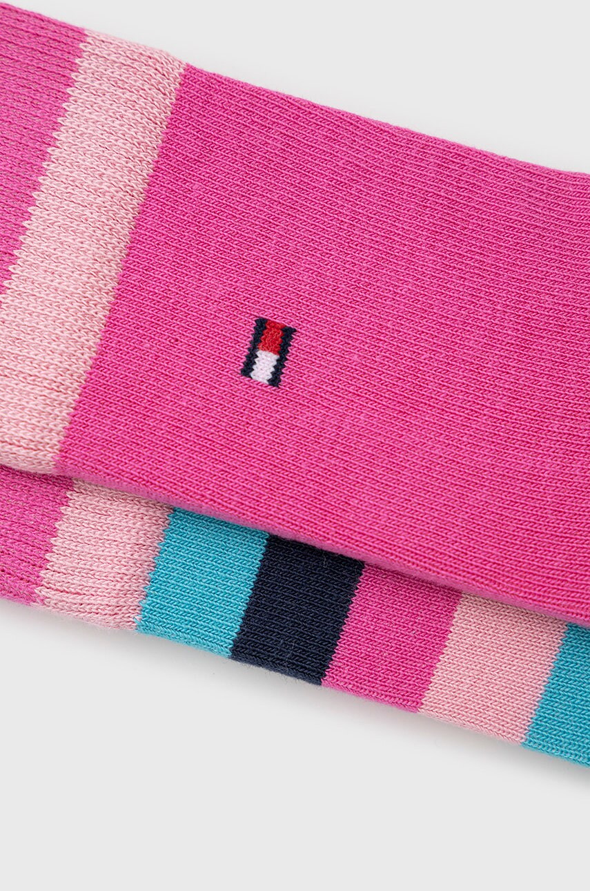 

Дитячі шкарпетки Tommy Hilfiger колір рожевий