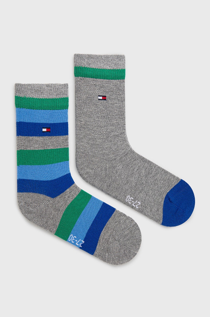 

Детски чорапи Tommy Hilfiger в зелено, Зелен