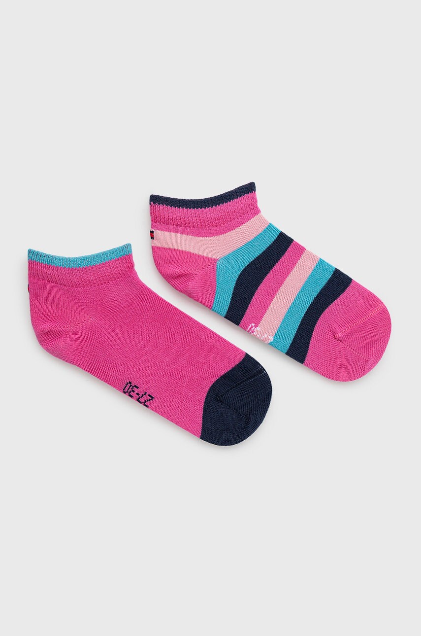 

Дитячі шкарпетки Tommy Hilfiger (2-pack) колір рожевий