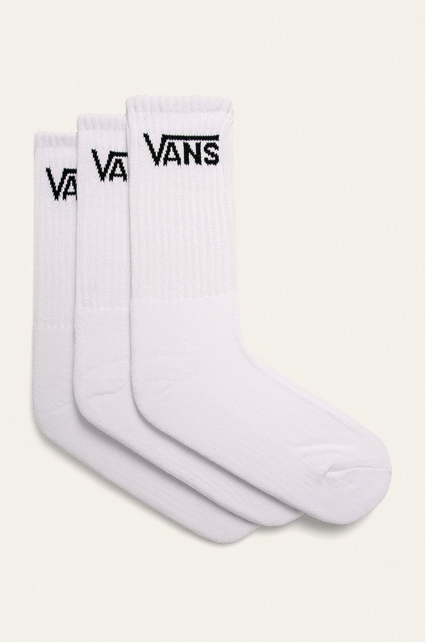 Vans - Ponožky (3-pack) - bílá - 74% Bavlna