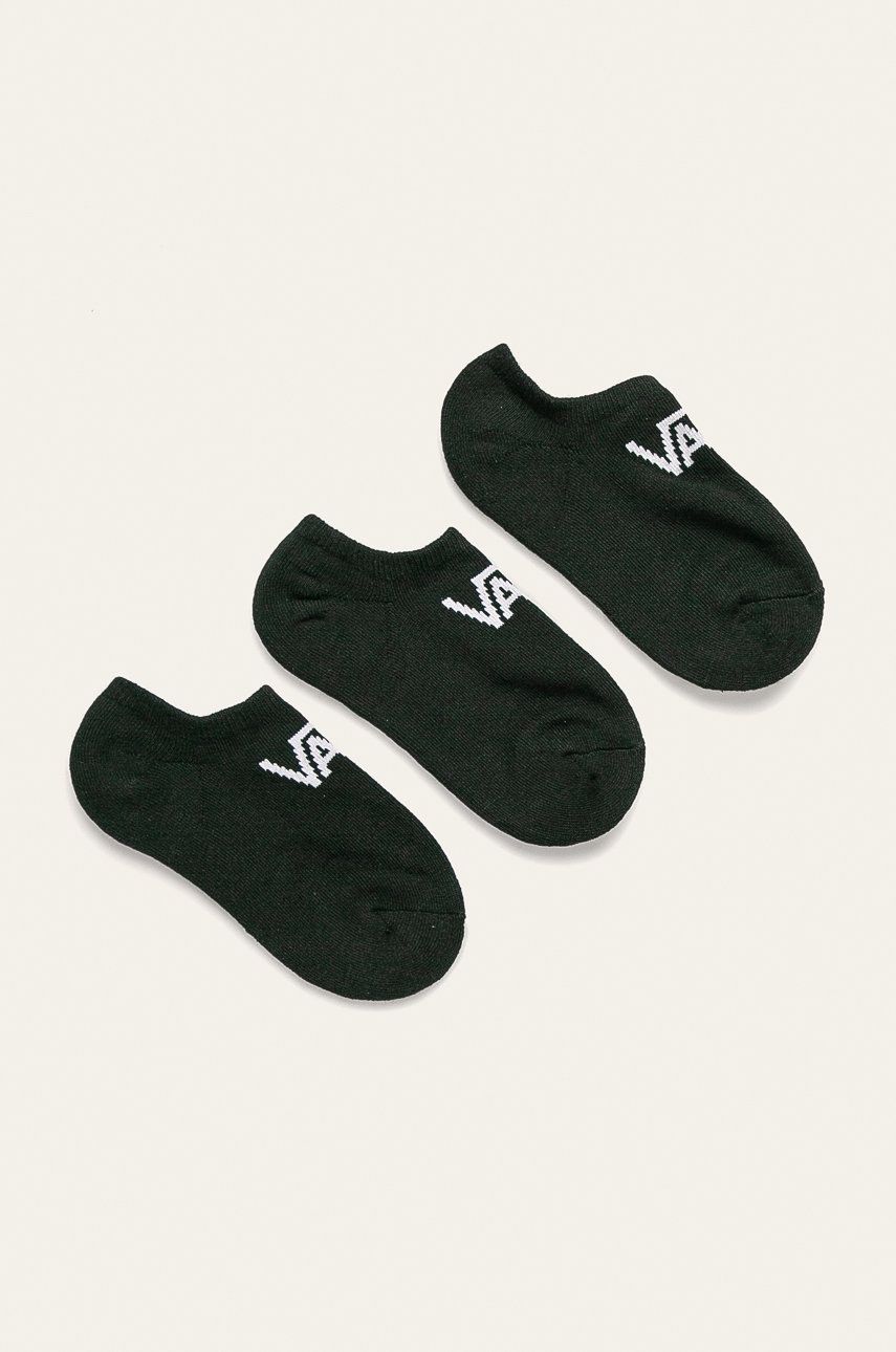 Vans - Dětské kotníkové ponožky (3 pack) - černá - 89% Bavlna