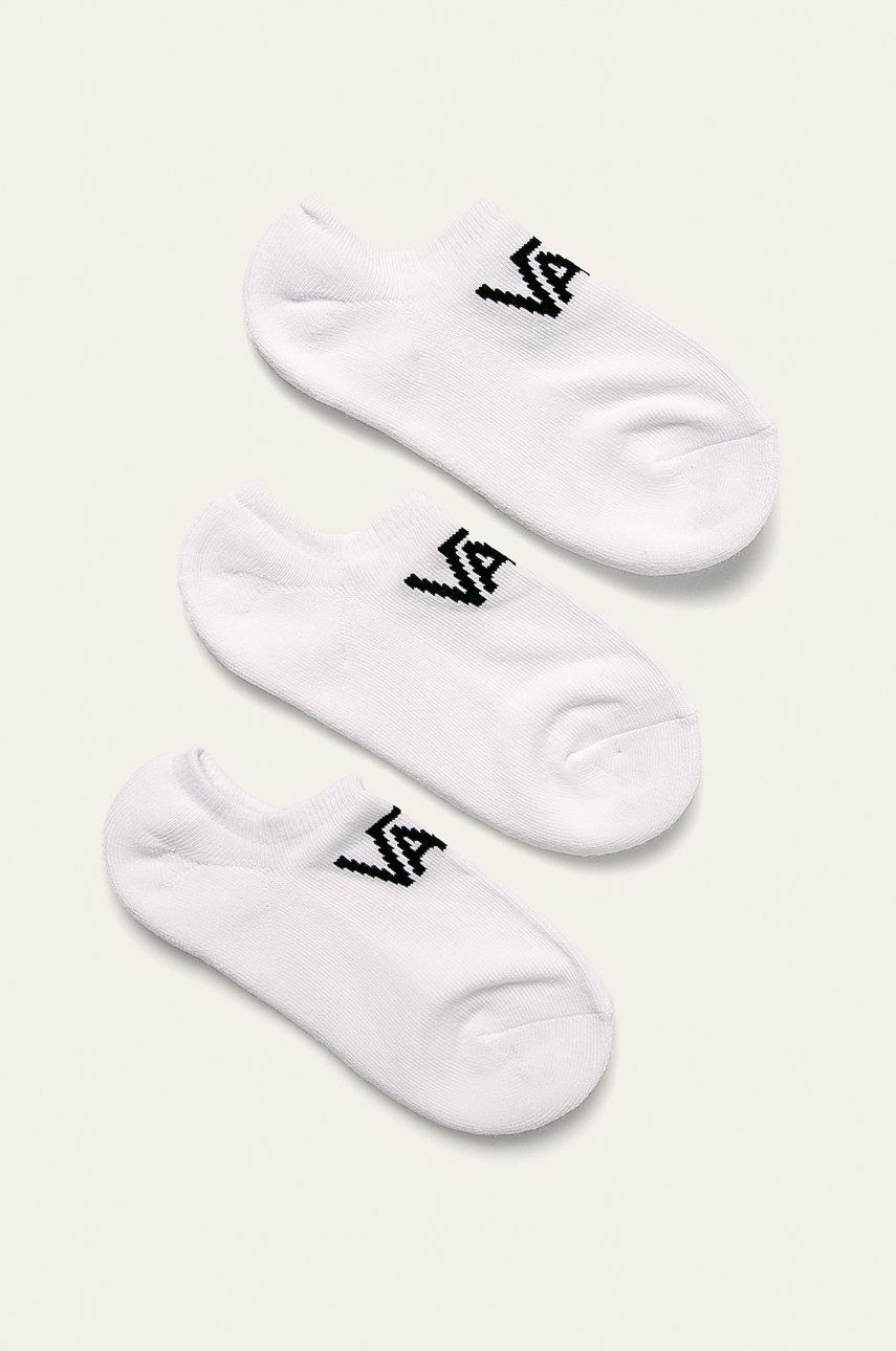 Vans - Dětské ponožky (3-pack) - bílá - 89% Bavlna