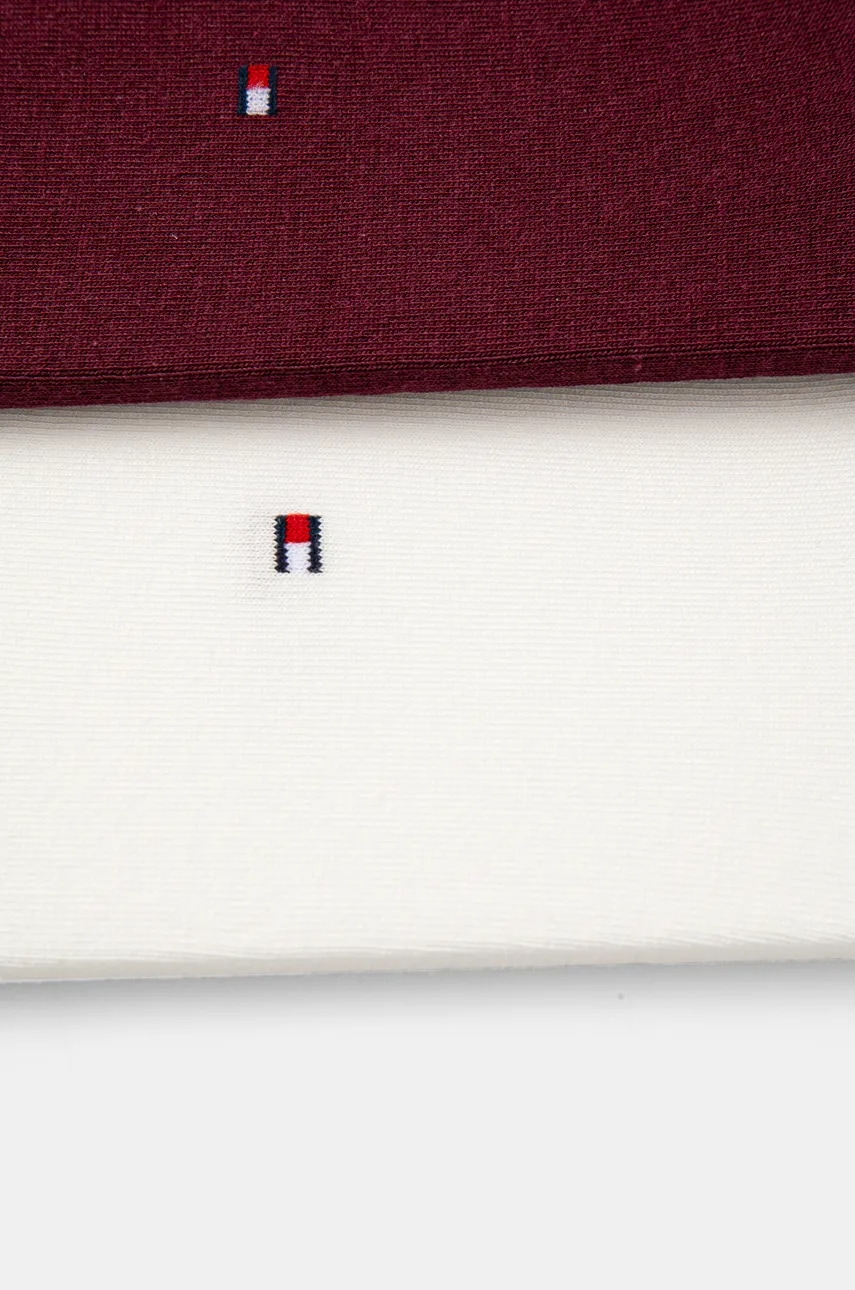 Носки Tommy Hilfiger женские цвет бордовый Носки Tommy Hilfiger женские цвет бордовый