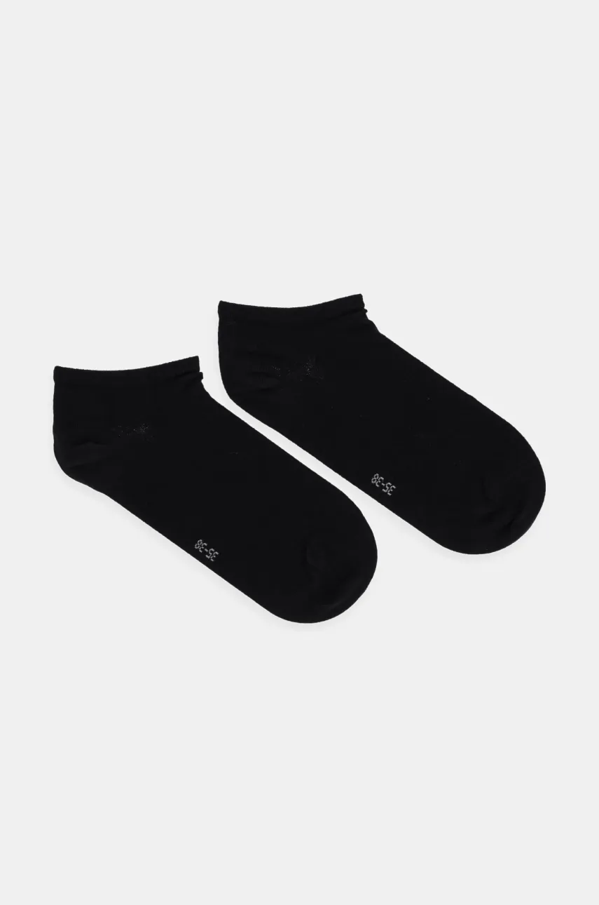 Ponožky Tommy Hilfiger 2-pack dámské, černá barva, 343024001