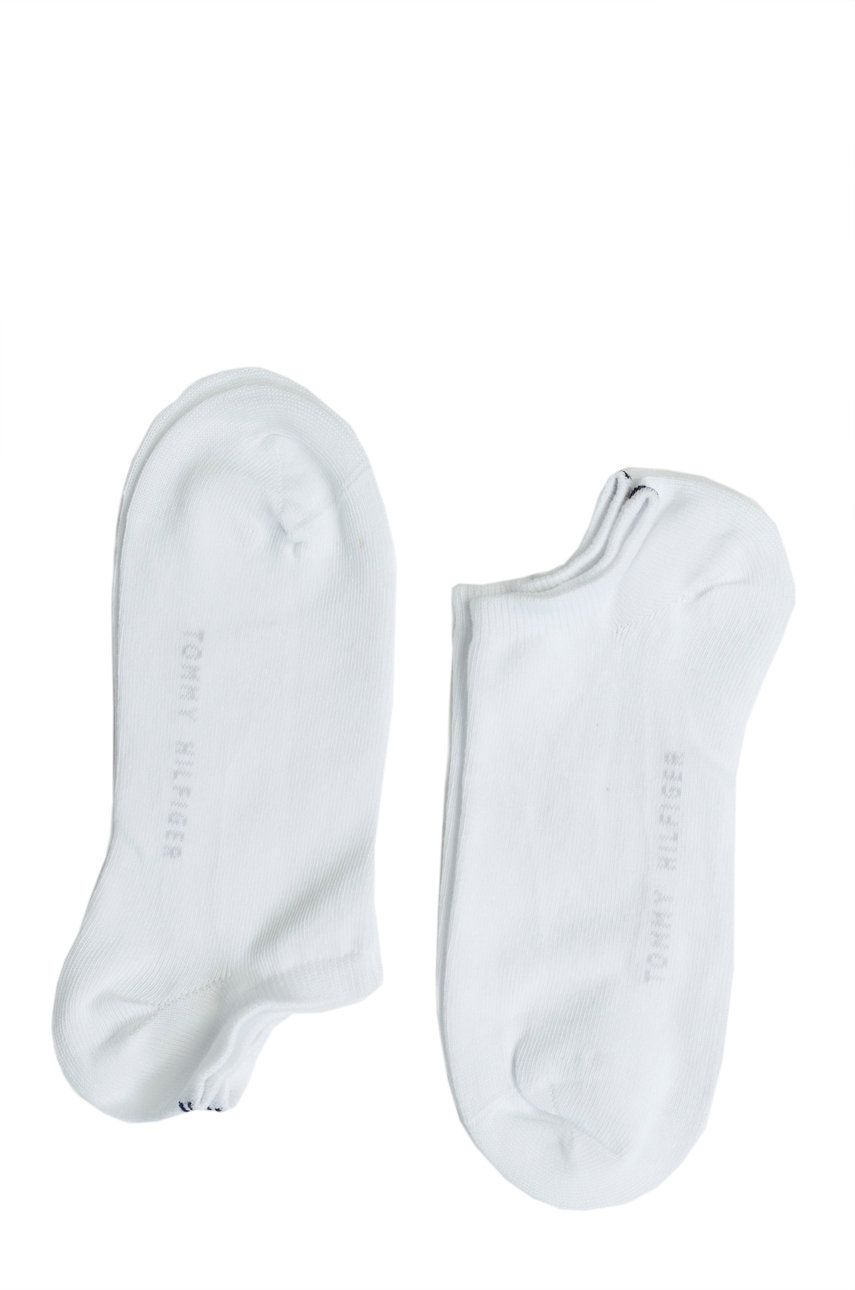 Levně Ponožky Tommy Hilfiger 2-pack dámské, bílá barva, 343024001