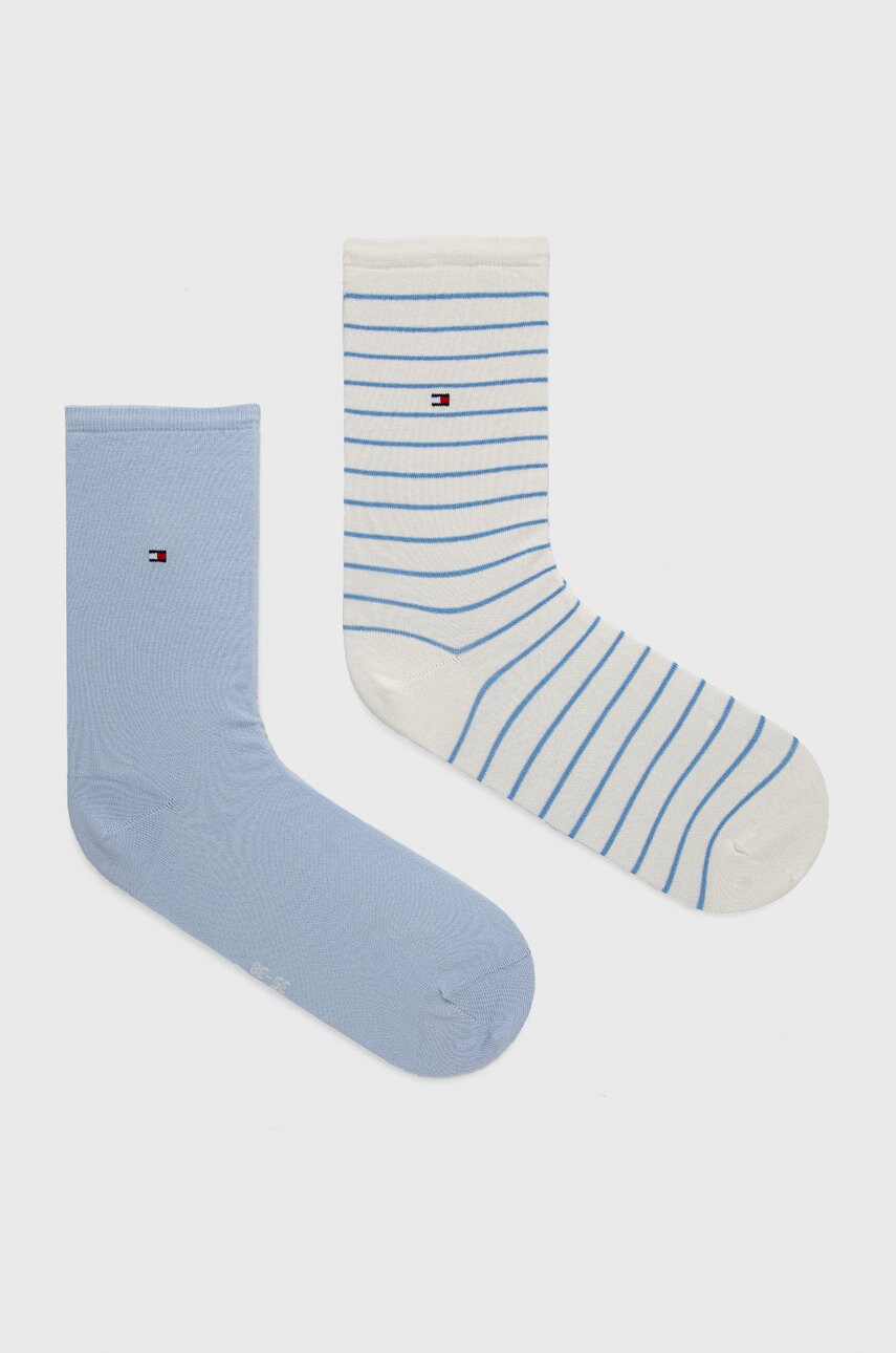 

Чорапи Tommy Hilfiger (2 чифта) дамски, Син