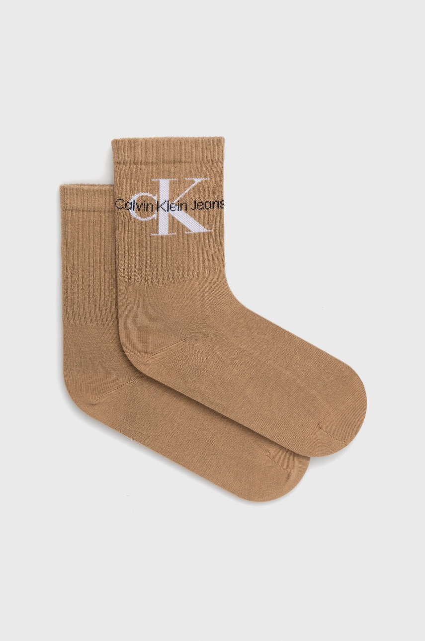 

Чорапи Calvin Klein Jeans в кафяво, Кафяв