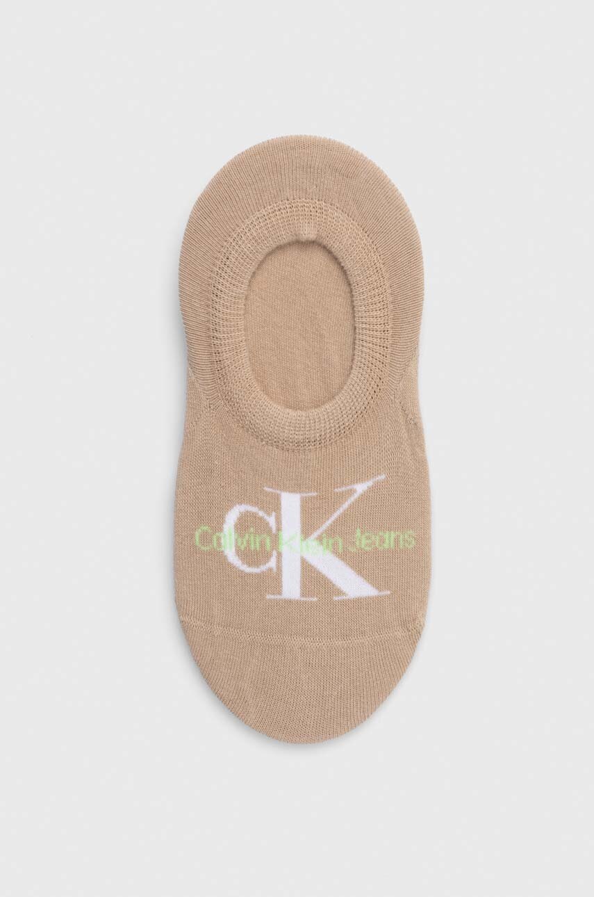 

Къси чорапи Calvin Klein Jeans в черно, Бежов