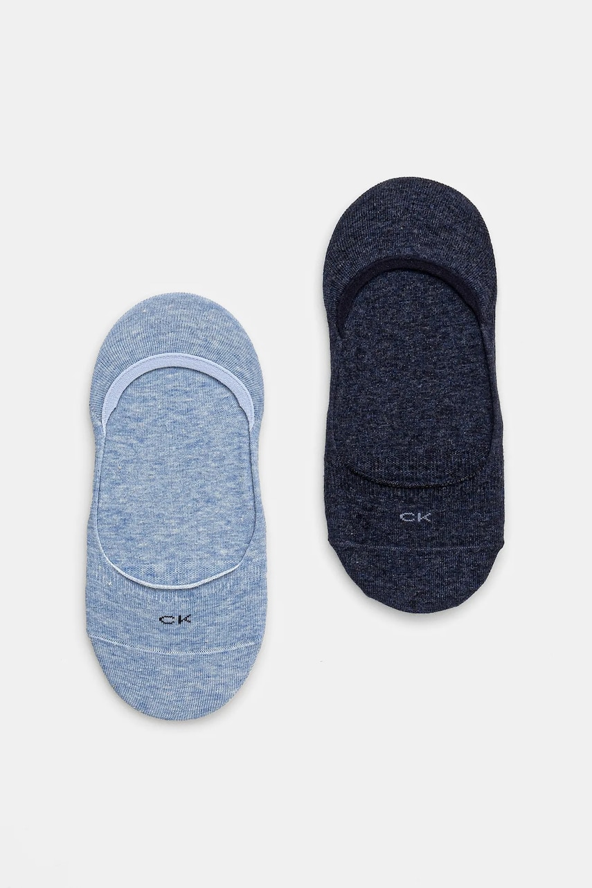 Levně Ponožky Calvin Klein 2-pack dámské, černá barva, 701218767