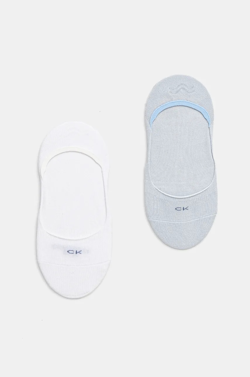Levně Ponožky Calvin Klein dámské, modrá barva