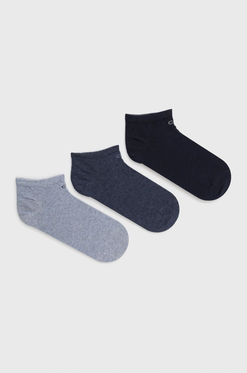 Ponožky Calvin Klein dámské, modrá barva - modrá -  75% Bavlna